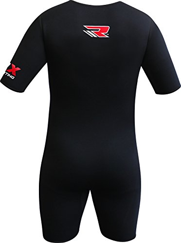 RDX Sauna Sweatanzug Saunaanzüge Schwitzanzug Trainingsanzug Fitnessanzug Schweiß Anzug Schweissanzug Schwarz - 3