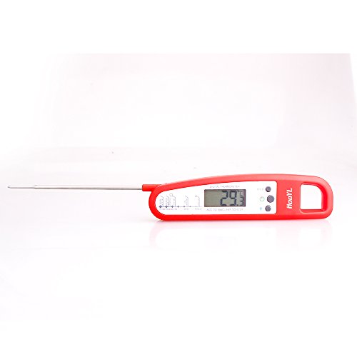 HooYL faltbares Bratenthermometer Fleischthermometer Küchenthermometer Augenblick Digital-Thermometer - 8