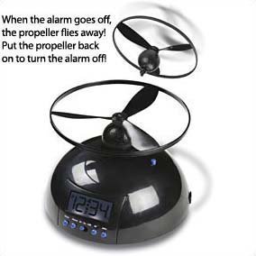 Preisvergleich Produktbild Flying Digital Alarm Clock - Black