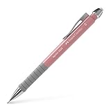 rotring druckbleistift 0 3 mm voll versenkbare Spitze Faber-Castell 232501 - Druckbleistift Apollo, Mine 0,5 mm, rosé, 1 Stück