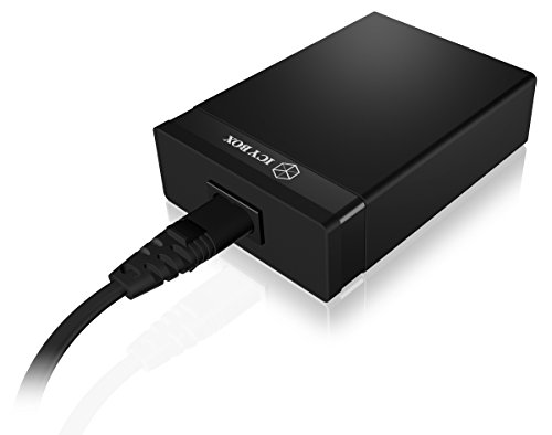 Icy Box IB-CH601 6-fach USB-Schnellladegerät (6x USB mit 5 V / 2,4 A) mit Schuko-Stecker, Überspannungs-/Kurzschlussschutz (schwarz) - 3