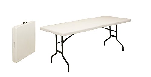 Kit Closet 5010015150 - Tavolo pieghevole di colore bianco, 150 cm di larghezza