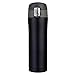 Price comparison product image Gearmax® 450ml Stainless Steel Vacuum Insulated Drink Bottle Travel Mug Cup (Black)