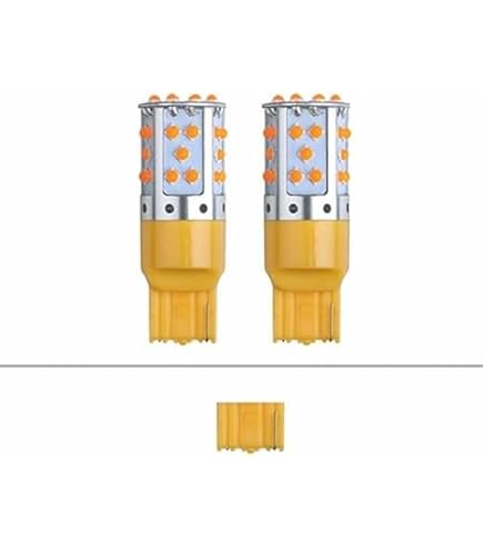 thumbnail image 2 of BAW9S HY21W LED Car Side Marker Turn Signal Light Bulbs | 12V Amber Yellow | 2 Pack 2 of 3