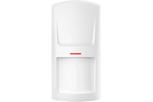 WallMall - Sensore di Movimento Volumetrico Infrarossi PIR Wireless 433Mhz Antifurto Allarme Casa Angolo 110° fino a 10 Metri