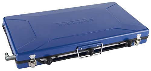 Campingaz Zweiflammkocher Camping Vario Fold, zum Kochen und Überbacken, klappbar, Art. 2000028967, blau - 3