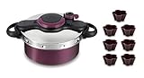 Tefal P4605103 Schnellkochtopf Clipso Minut' Duo 5L + 7 Formen Proflex