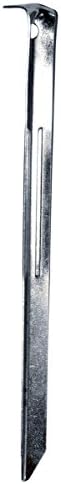 Camp Gear Unisex CA Galv 10-Piece Tent Peg, Silver, 30 cm