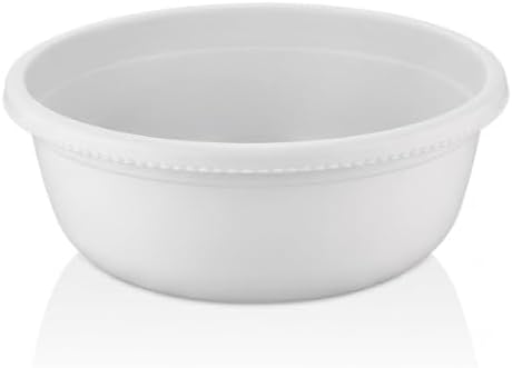 Çarşıbu Plastik Badya Çok Amaçlı Banyo ve Mutfak Leğeni Beyaz (2,5 Litre)