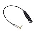 Produktbild Healifty 0.3 Meter 3.5mm to XLR Adapter 90 Degree Elbow Sound Card Mobile Phone Microphone Connect Cable Sound Signal Adapter(Black)