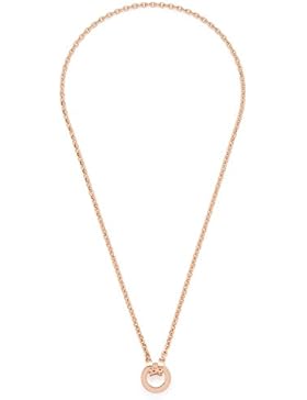 Leonardo Jewels Damen-Erbskette Darlin's Piccola roségiold Edelstahl Glas 42 cm - 015904