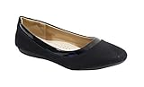 bailarinas negras de plataforma para mujer 45274  By Shoes - Bailarinas Mujer, negro (negro), 37