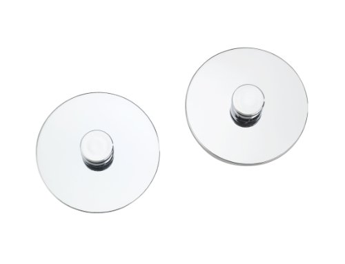 WENKO 19742100 Turbo-Loc Adapter Uno Chrom – 2er, Befestigen ohne bohren, verchromtes Metall, Chrom - 2