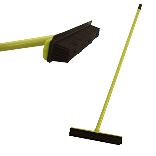 Besen Gummibesen Friseurbesen Schrubber Bodenwischer Wasserschieber mit Gummilippe