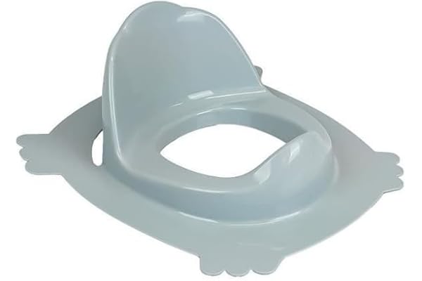 THERMOBABY - Réducteur de toilette LUXE - Hygiène de bébé - Fabriqué en France - Gris Charme