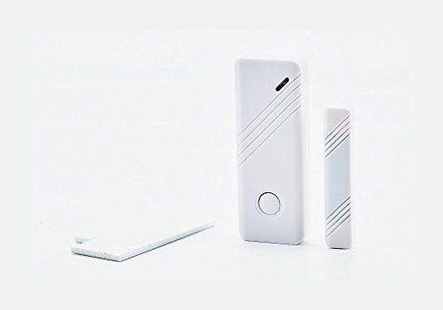 Preisvergleich Produktbild LKM Security Magnetischer Türkontakt / Fensterkontakt / Kabellos / Alarmanlage / Funk / Einbruchschutz / Wireless / Weiß