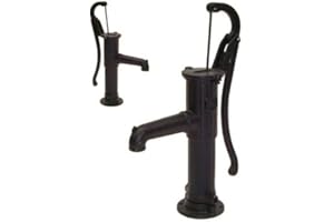 D&L 55914 AWZ Pompe à bras en fonte Noir