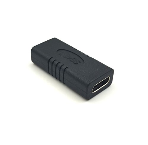 maxhood USB C Typ C weiblich zu weiblich Adapter, gerade Tiny usb-c USB 3.1 der U89 Buchse auf Buchse Kupplung Adapter Stecker für Laptop & Tablet & Handy (USB C F/F)
