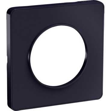 Schneider Electric plaque schneider electric odace touch - 1 poste - anthracite - liseré anthracite