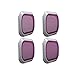 Price comparison product image BOROK 4 Pack PGYTECH ND Filters Set with Case: ND8 ND16 ND32 ND64 Lenses Filter for DJI Mavic 2 Pro