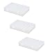 Produktbild sourcingmap 3Stk Haus Zubehör Plastik Schmuck Fisch Haken Koffer 24 Fächer Box klar