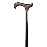 baston aluminio FÁCIL SUJECIÓN: Gracias a su empuñadura ergonómica tipo Derby, su mano se adaptará mejor y le resultará más fácil sujetar el bastón.