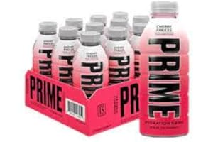 Palmzen USA (import) Prime Hydration 500ml (Pack of 12) | Electrolyte-Rich Drink for Ultimate Hydration | Zero Calories | Hydrate Anytime (12 PAck, Cherry Freeze)