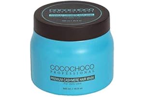 COCOCHOCO Professional Cashmere Hair Mask 500 ml - Silnie Nawilżająca Maska z Kaszmirem do Włosów Suchych