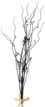 3 Plastic Spray Decorations for Flower Arrangements in Black (1584)