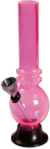 Formschöne bong-discount Acryl-Bong mini, Höhe 170mm, Handtaschen-bong, verschiedene Farben