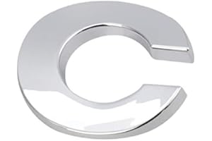 BINGOHOBBY Metallo 3D alfabeto lettera DIY Logo Decalcomanie e adesivi Auto e Moto