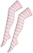 Produktbild Crazy Chick Damen Kniestrümpfe Baby Pink & White Women: 4-6