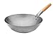 Produktbild Große Authentisch Schwere Mandarin Profi Karbonstahl Wok von Euphoric Gifts ®, 14" Flacher Boden