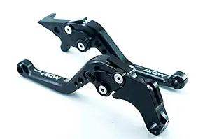 KELC Honda CBR 250R ABS Short Adjustable Brake Clutch Levers (Black)