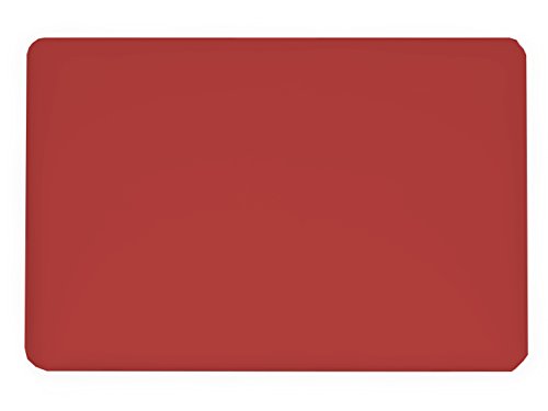 MyGadget Macbook Pro Retina 13 Zoll *gummierte Schutz Hülle* (Ende 2012 – Mitte 2016 Modelle) Plastik Schutzhülle Gummi Hartschalen Cover Bordeaux Rot - 6