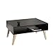 Produktbild Symbiosis 2094 Türdämpfer x KR 00 Zeitgenössische Couchtisch schwarz Füße inclines Buche 89 x 67 x 42 cm