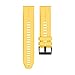 Produktbild Altsommer Multi Farben Uhrenarmband 26mm für Garmin Fenix 5X Plus Sportuhr Armband Silikon Armband Ersatzarmband mit Werkzeug mit Schnellverschluss Einfach Fit für Damen Herren (Gelb)