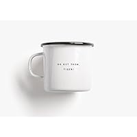Emaillebecher Tasse / Tiger