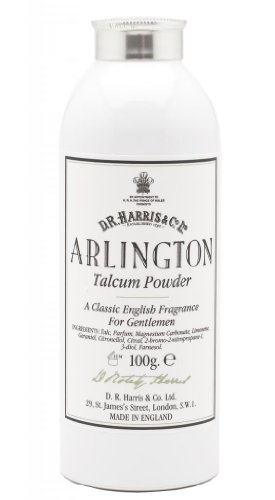 DR Harris & Co Arlington Talcum Powder with Citrus and Fern