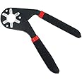 AHKIS WRENCH Hexagon Universal Wrench Multi-Function Adjustable Bionic Pier Spanner Repair Hand Tool (8 Inches) Single Sided Bionic Wrench