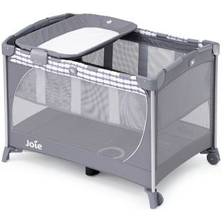 Joie Commuter Change Travel Cot - Cloud.