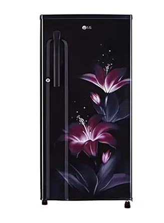 LG 188 L 1 Star Direct-Cool Single Door Refrigerator (GL-B191KPGB -Toughened Glass, Blue)