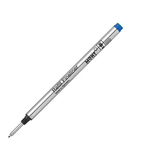 Montblanc „Pacific Blue“ 105171 Fineliner Ersatzminen B / Fineliner Refill blau / 2 x Fineliner-Minen blau - 3