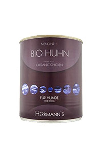 Preisvergleich Produktbild Bio Hundefutter Huhn Menu 1 mit Reis, Karotte 800g