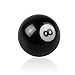 Produktbild fish Auto Schaltknauf Kugel 8 Billard Universal-Handbuch Lever-Stick Shifter Acryl Schwarz Ersatzteile Form