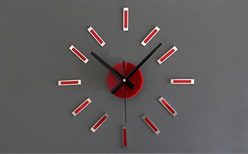 Modern DIY Large Frameless Kitchen Wall Clock 3D Stickers Home Office Decor Gift Sucastle European style 14 inches