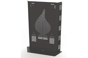 GIANSANTI PROTEZIONE STUFA CON DOPPIO PANNELLO PER LA MASSIMA SICUREZZA DEI BAMBINI CONTRO LE USTIONI (nero tonda)