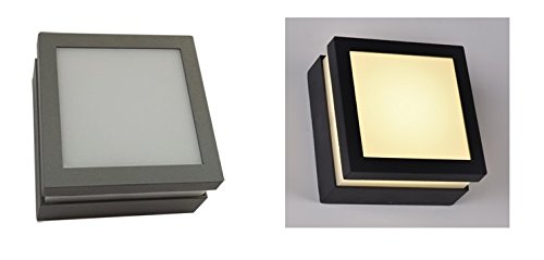 Digilamp 2305 Aplique Exterior Led, 12 W, Gris