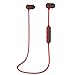 Produktbild Drahtlose Bluetooth-Ohrhörer, türkisch rot, Stereo-Metall-Magnet, Sport V4.2, Kopfhörer, reduziert Störgeräusche, eingebautes Mikrofon, Headset, Kopfhörer für iPhone und Android Smartphones, Laptops etc.  Schwarz
