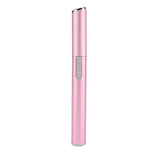 Huayang| Multifunctional Mini Facial Hair Trimmer Eyebrow Trimmer for Women, Portable Electric Shaver Eyebrow Trimmer Shaper Hair Remover for Women Lady Pink Battery-Operated